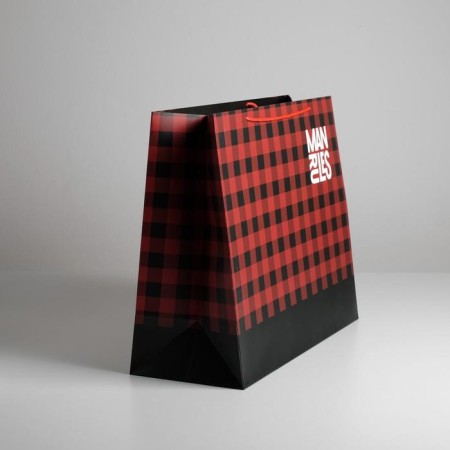 Gift Package Laminated, Packaging, Man Rules, XL 49 x 40 x 19 cm-3