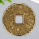 Metal coin "Dragons" d = 6.3 cm