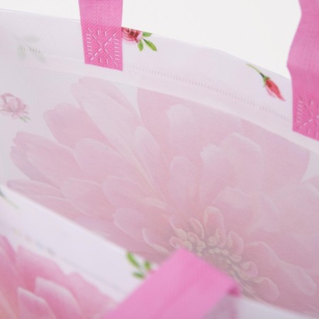 Household bag without lightning, pink color-3