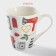 Porcelain share mug "Kotik", 320 ml, white color