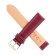Watch strap, 20 mm, harness 75 mm, larynx 115 mm, genuine leather, burgundy