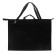 Folder for drawings and drawings A2, 650 x 480 x 50 mm, handles, plastic, lightning from above, onyx, pr 6, 0.9 mm, shoulder belt, black