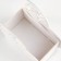 Kashpo wooden "Heart" 18x8.6x14 cm white