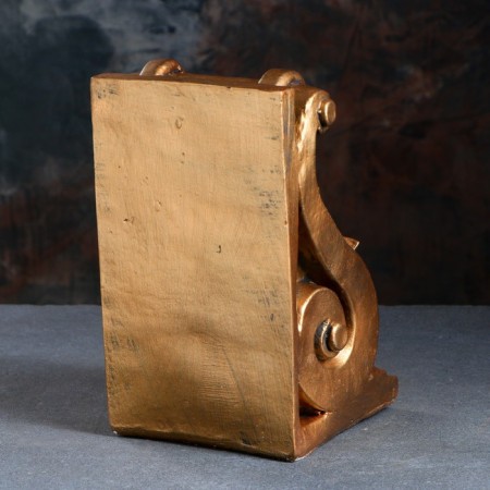 Holder-stand for books "Abstraction", 25cm, bronze-3