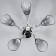 Chandelier "Marianna" 5he27 40W Black 69x69x32.5cm Bayerlux