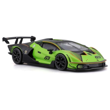 Racing machine BBURAGO Lamborghini Essenza SCV12, Die-Cast, 1:32, Green color-1