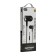 Headphones CB-51, wired, vacuum, microphone, 1 m, jack 3.5 mm, black