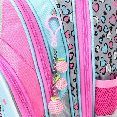 Frame backpack 39 x 29 x 17 cm, Across 230, Blue/Pink ACR22-230-7-9
