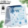Laminated square "Snowflakes", 14 x 14 x 9 cm, New Year