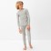 Thermal underwear for a boy (longshit, leggings) color gray melange, height 164