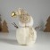 Souvenir Textile "Snowman fur with a twig on a hat" 9.5x9.5x16 cm