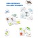 Puzzles of the association “Who lives where?”, “Figures and score”, “profession”, a set of 3 pcs.
