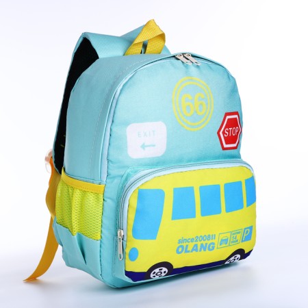 Baby backpack on lightning, turquoise color-1