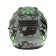 The helmet integral with two visors, size XXL (61), BLD-M67E model, black and green