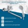 Santek's bath mixer "Marion", long spout, with accessories, chrome
