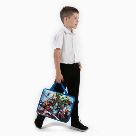 Plastic folder with A4 handles, on lightning, 75x330x260 mm, Avengers-6
