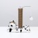 Double clawberry for kittens on a stand, jute, 30 x 28 x 32 cm, Dalmatian