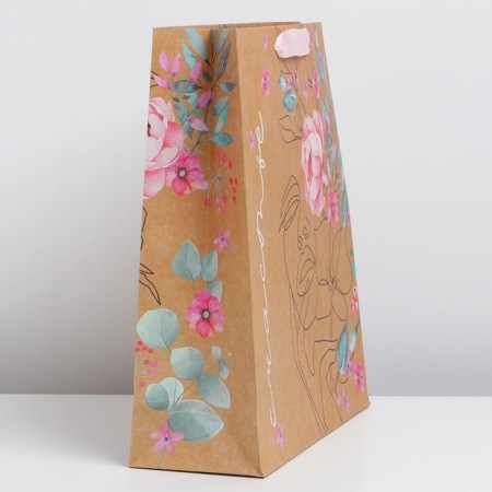 Package Gift Crafts Vertical, packaging, “Happiness now”, m 26 x 30 x 9 cm-2