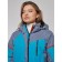 Ski jacket female winter, size 54, blue color