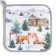 Kitchen "Forest Animals", mittens-output 20x28cm, 19x19cm severity, 100% HL