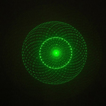 Laser pointer, 532 nm, 4 nozzles, 2 aaa, green beam-3