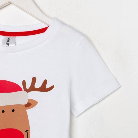 T-shirt New Year Children's KAFTAN "Merry XMAS" Size 34 (122-128 cm)-7