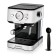 Brayer BR1101 coffee machine, Rozhkova, 1500 watts, 1.5 l, cappuccino, silver