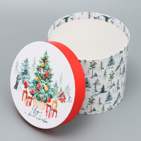 A set of gift boxes 5 in 1 “Miracles and Magic”, 13 x 14 - 19.5 x 22 cm, New Year-11