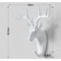 Nast-Hall decor "Deer" 16.5 x 16 cm, white