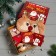 New Year. New Year's gift set KAFTAN HAPPY NY, socks P, 36-39 (23-25 ​​cm), bath bombing