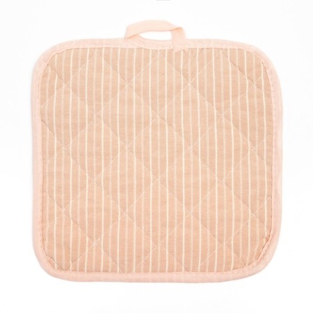 Kitchen set "Strips" apron 60x70cm, tack 20x20cm, mittens 12x15cm, beige color, 50%p/e, 50%HL-4