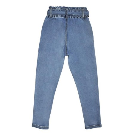 Jeans for girls, height 128 cm, blue color-1