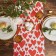 The path to the Ethel table Red Hearts 40x149cm, 100% cotton, sarzha 190 g/m2