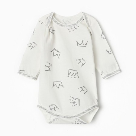 Body Bloom Baby Crown with DL. Sleeve, p. 86 cm, milk