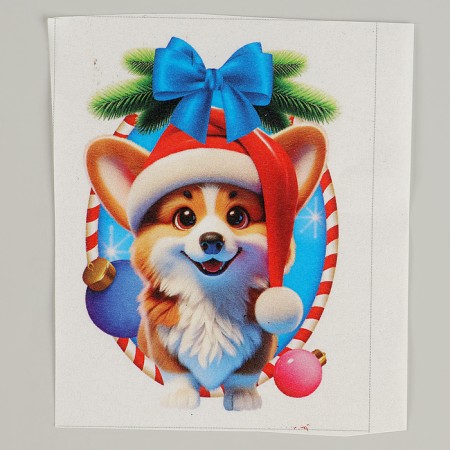 New Year's soap with a picture with your own hands “New Year! Charming Corgi ", a set for creativity-3