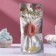 Candle in the cake "Strawberry glaze", number "0", pink, 3.8 cm