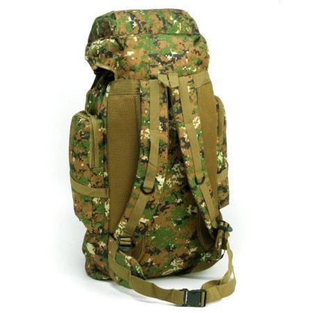 Tourist backpack "Adventure" male, 70 l, oxford, camouflage Marpat Woodland-1