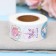 Stickers in the roll "Unicorn", 500 pcs, 2.5 x 2.5 cm