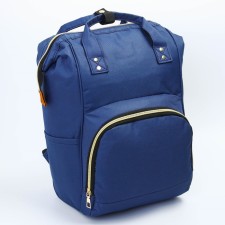 Women's backpack with thermal carman, thermal drum - portfolio, blue color