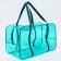 Bag in the maternity hospital 30x50x25, colored PVC, turquoise color
