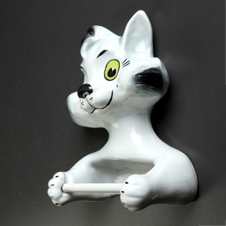CTO for toilet paper "Kot-Huligan" 19x11x28cm-1