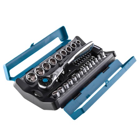 Set of end heads GROSS 14143, 41 object, ratchet 120 teeth, 1/2 ", CRV-3