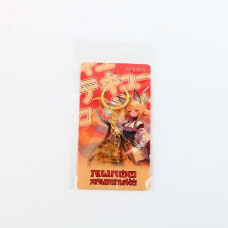 Metal key key, anime "Fox", 6.5 x 3 cm-5