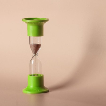 Sanding clock desktop for 5 minutes, H -12 cm, D - 4.4 cm, package package, mix-2