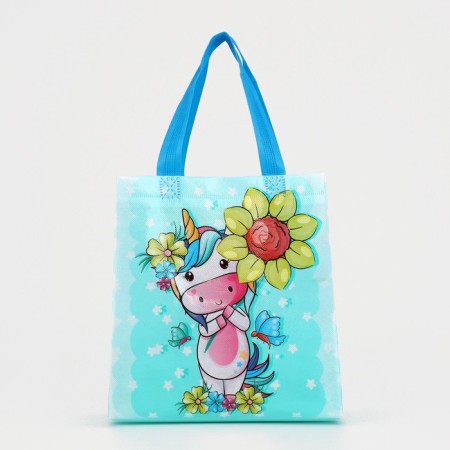 Baby bag without fastener, blue color-1