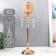 Summary Metal for 1 candle "Scales flower" gold 42x11x11 cm