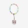 Keychain beads for keys "White Cat", 15 x 3 cm