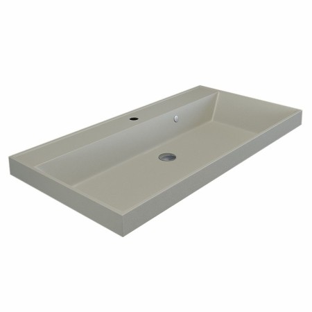 Sink uperwood Classic quartz 90 cm, quartz, beige matte, linen-5