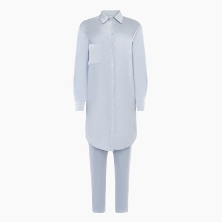 Set (shirt, trousers) Women's minku: Light touch color Blue, Rr. 54-5