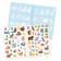 Stickers reusable "Living ABC", A4 format